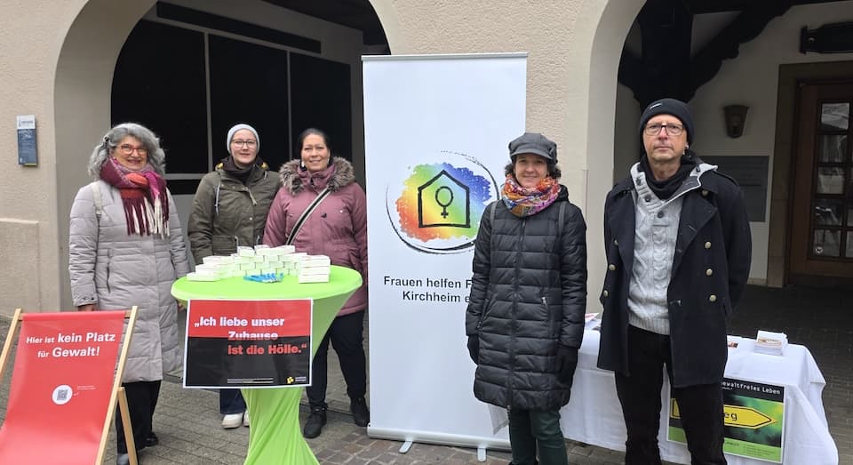Internationaler Tag gegen Gewalt an Frauen – Infostand in Kirchheim