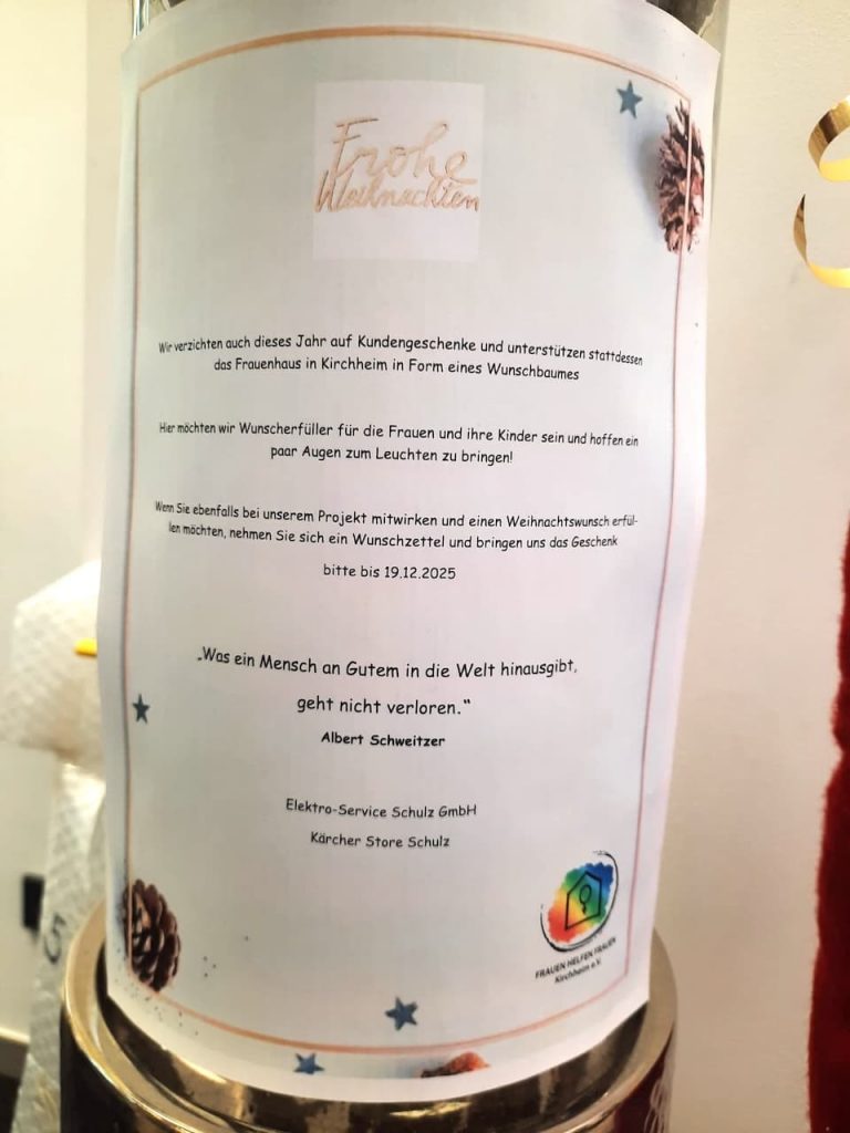 Spenden der Firma Elektro Schulz