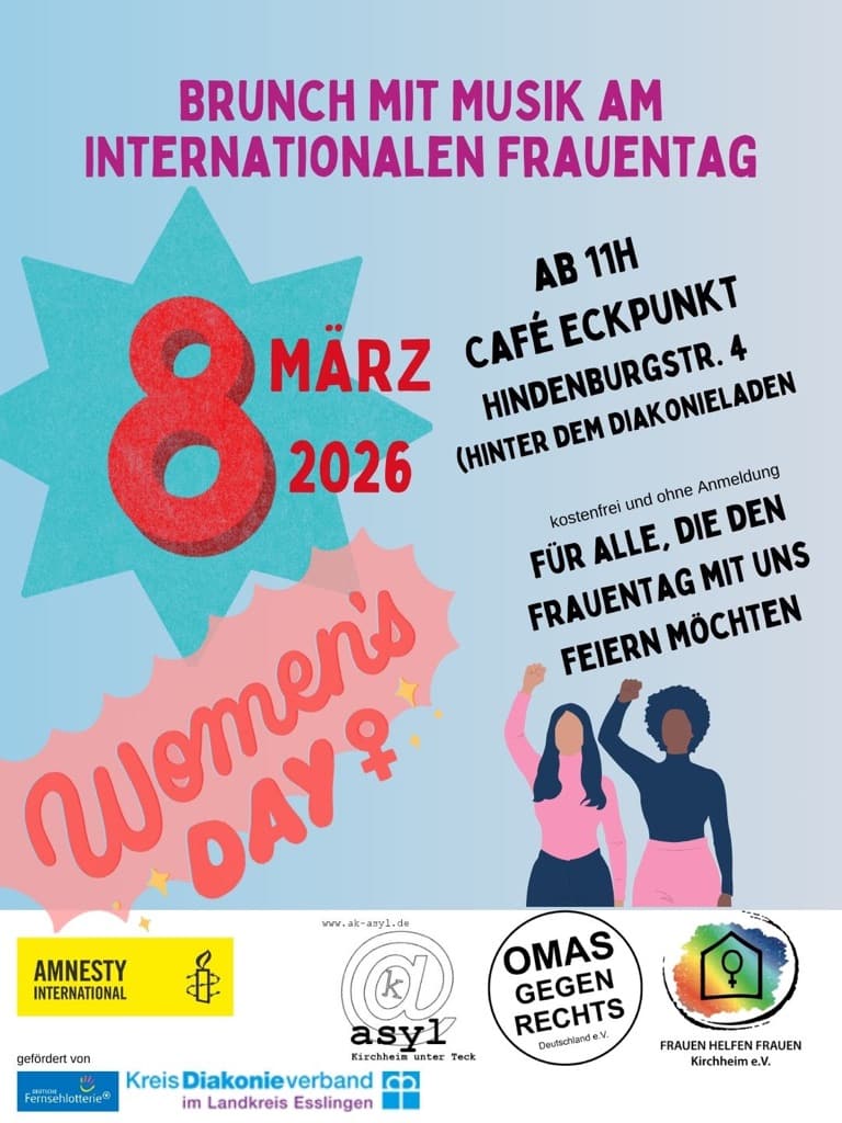 Flyer: Brunch mit Musik am Internationalen Frauentag